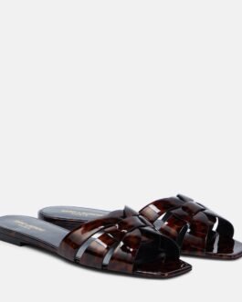 Mules Tribute 05 en cuir verni