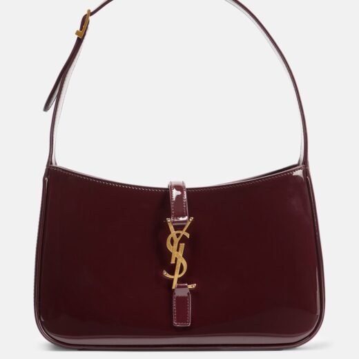 Saint Laurent Sac Le 5 à 7 en cuir verni