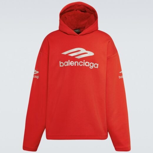 Balenciaga Sweat-shirt à capuche 3B Sports icon en coton