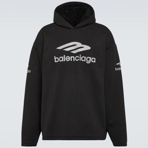 Balenciaga Sweat-shirt à capuche 3B Sports Icon en coton