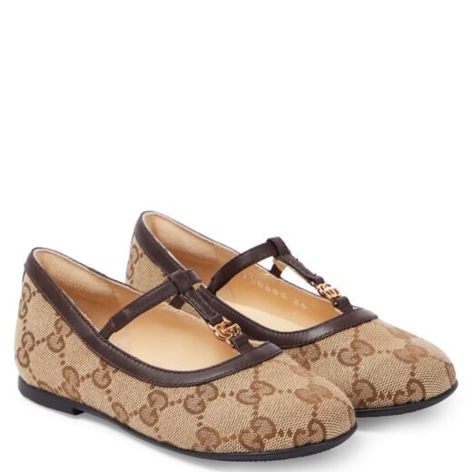 Gucci Ballerines bordées de cuir