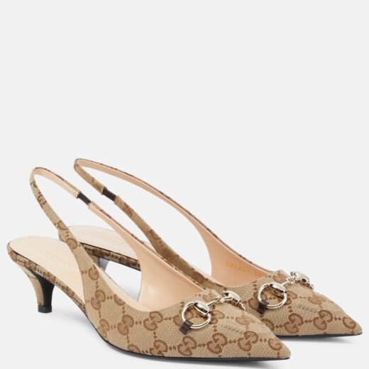 Gucci Escarpins Horsebit GG