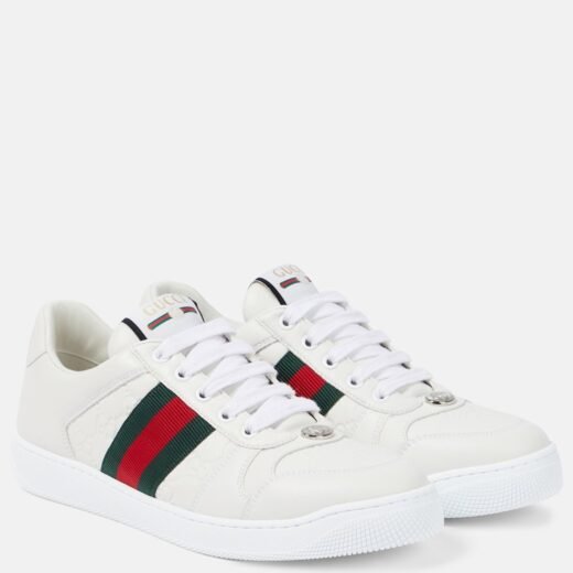 Gucci Baskets Screener en cuir