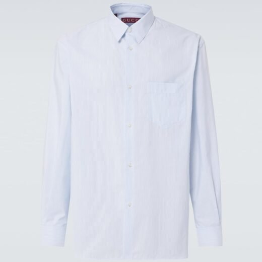 Gucci Chemise rayée en coton