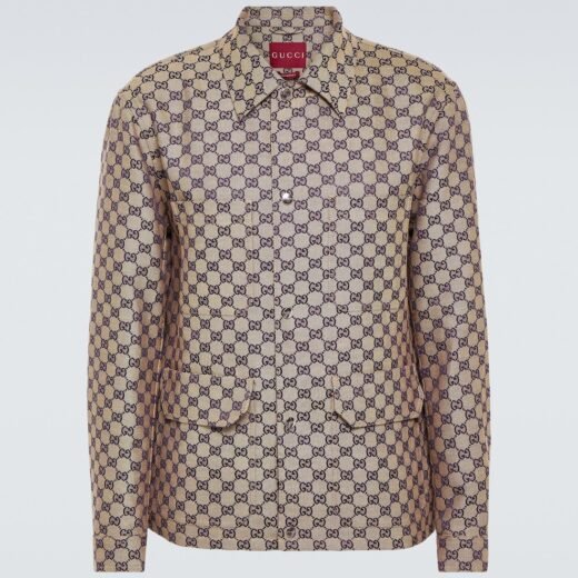 Gucci Veste GG en lin mélangé