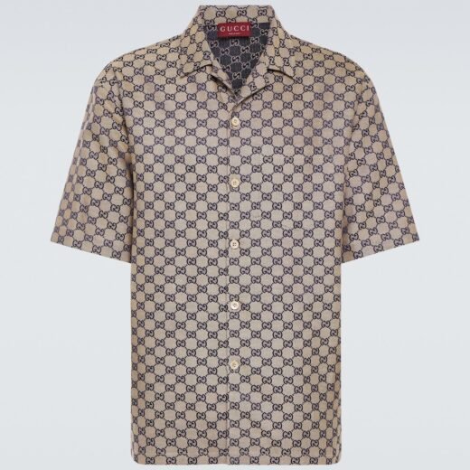 Gucci Chemise GG en lin mélangé