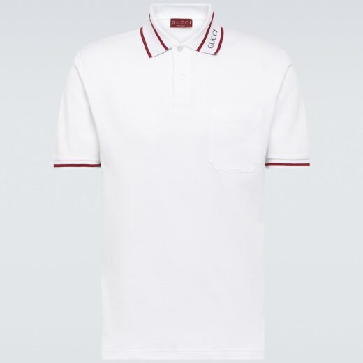 Gucci Polo Web en coton mélangé