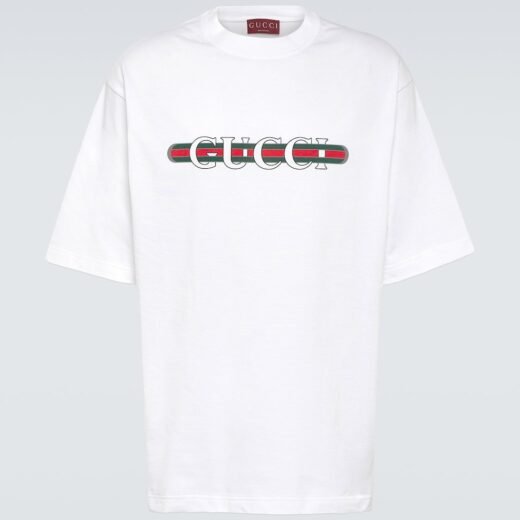 Gucci T-shirt en coton à logo