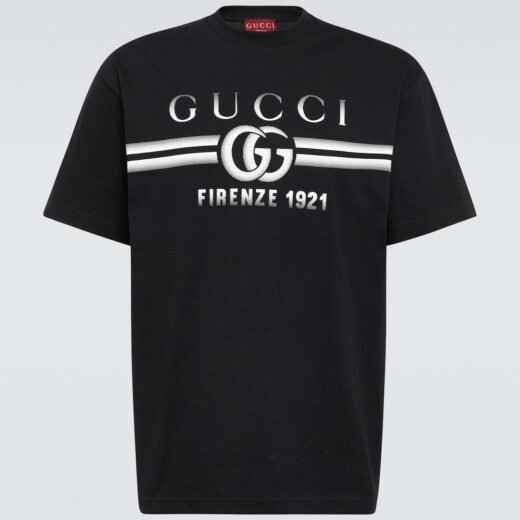 Gucci T-shirt en coton à logo