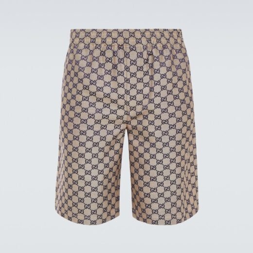 Gucci Short GG en lin mélangé