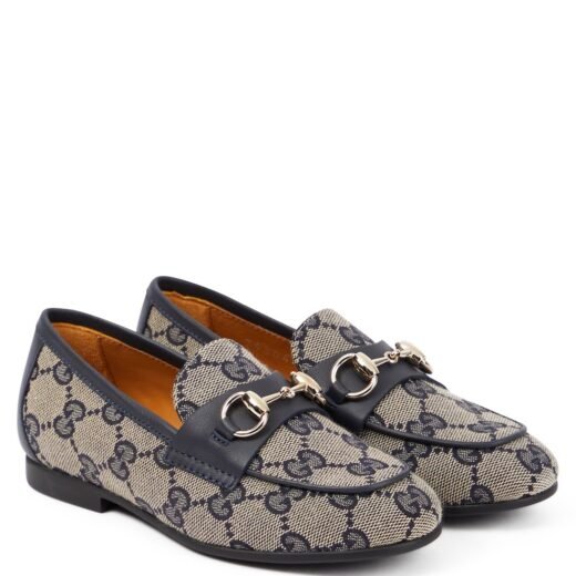 Gucci Mocassins Horsebit en toile GG
