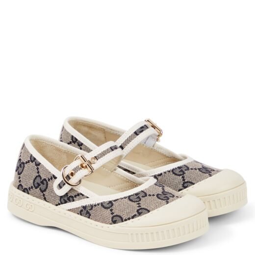 Gucci Ballerines Double G en toile