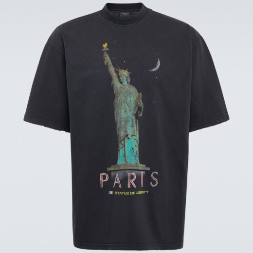 Balenciaga T-shirt Paris Liberty en coton