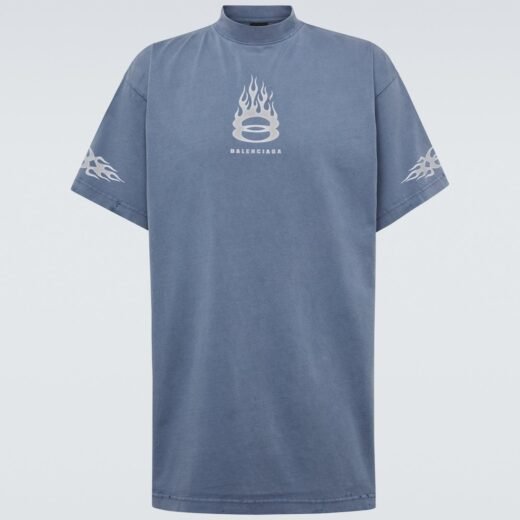 Balenciaga T-shirt Burning Unity en coton