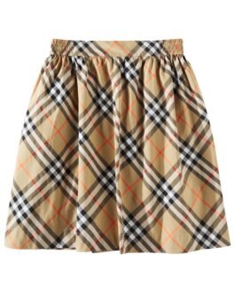 Jupe Burberry Check en coton