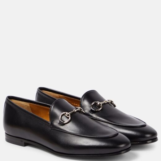 Gucci Mocassins Jordaan Horsebit en cuir