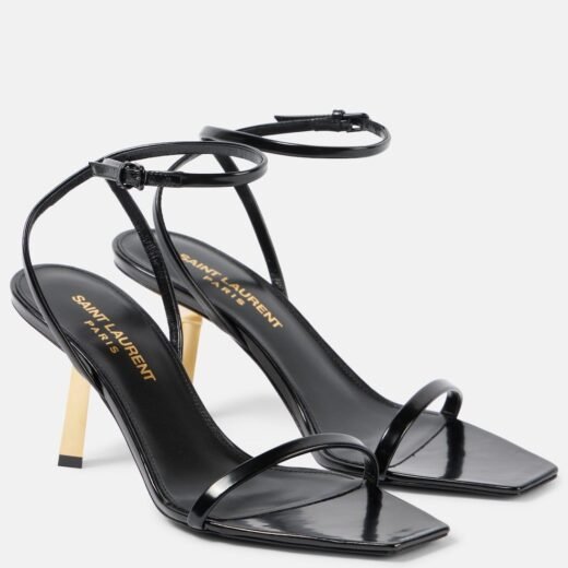 Saint Laurent Sandales Lee 75 en cuir