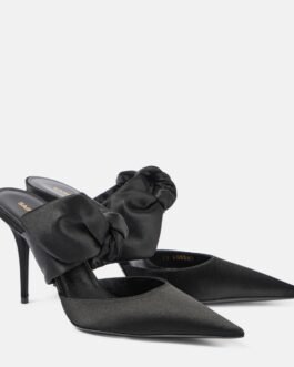 Mules Barbara 90 en satin