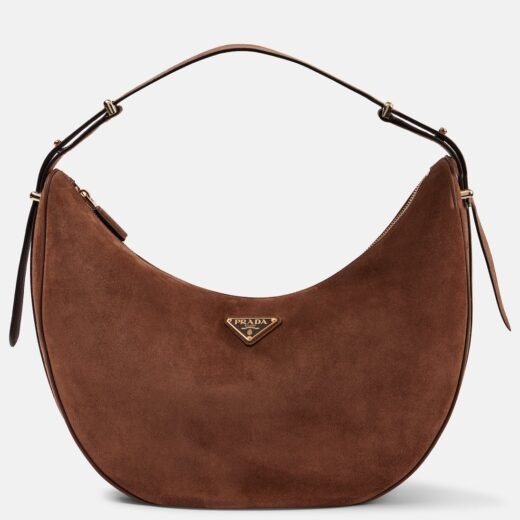 Prada Sac Arque Large en daim