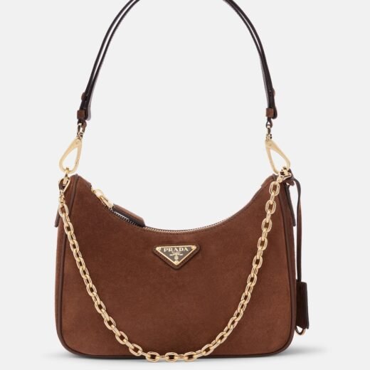 Prada Sac Re-Edition Mini en daim