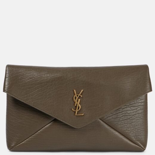 Saint Laurent Pochette Cassandre Large en cuir