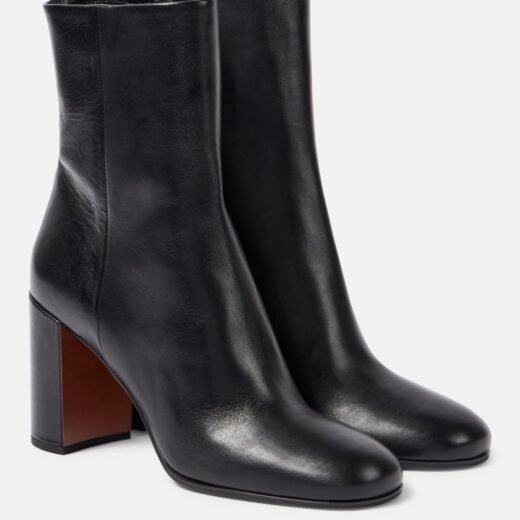 Gucci Bottines en cuir à logo