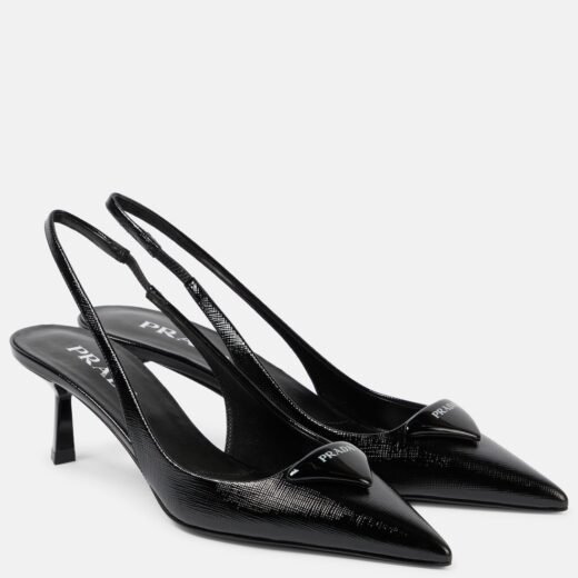 Gucci Escarpins Logo 55 en cuir