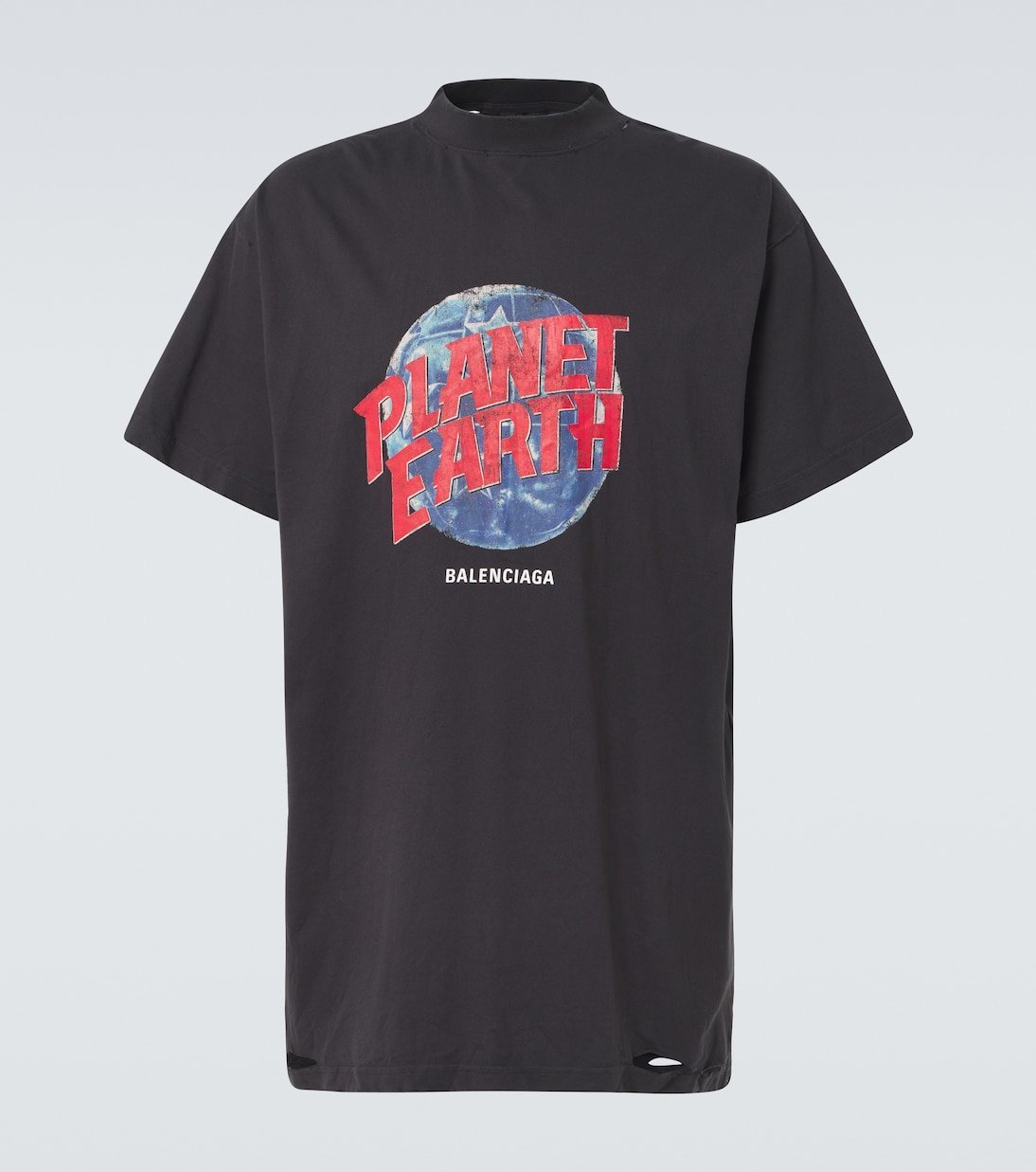 Balenciaga T-shirt Planet Earth oversize en coton