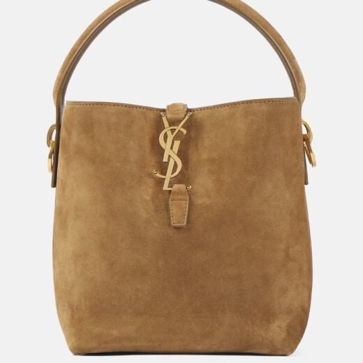 Saint Laurent Sac seau Le 37 Small en daim
