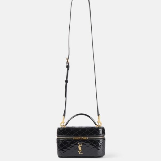 Saint Laurent Sac Gaby en cuir verni