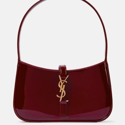 Saint Laurent Sac Le 5 à 7 Mini en cuir verni
