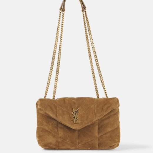 Saint Laurent Sac Loulou Toy en daim