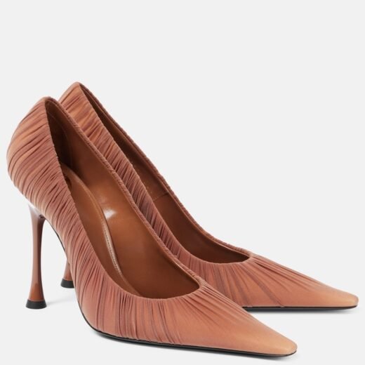 Saint Laurent Escarpins Emmanuelle 110 en satin