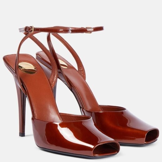 Saint Laurent Escarpins Le Scandale 110 en cuir verni