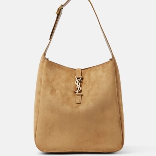 Saint Laurent Sac Le 5 à 7 Supple Large en daim