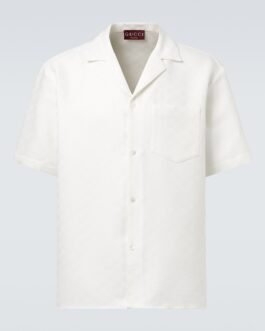 Chemise en lin mélangé