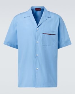 Chemise Web Stripe en coton