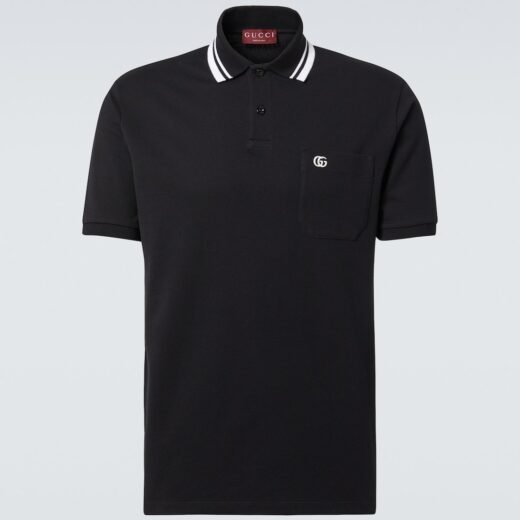 Gucci Polo GG Web en coton mélangé