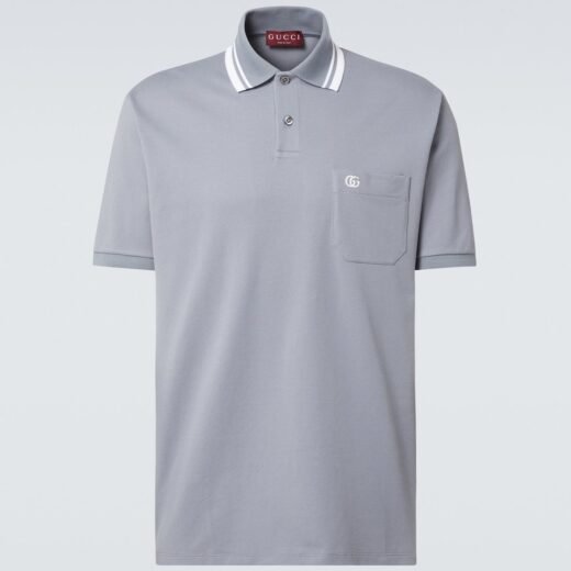 Gucci Polo GG Web en coton mélangé