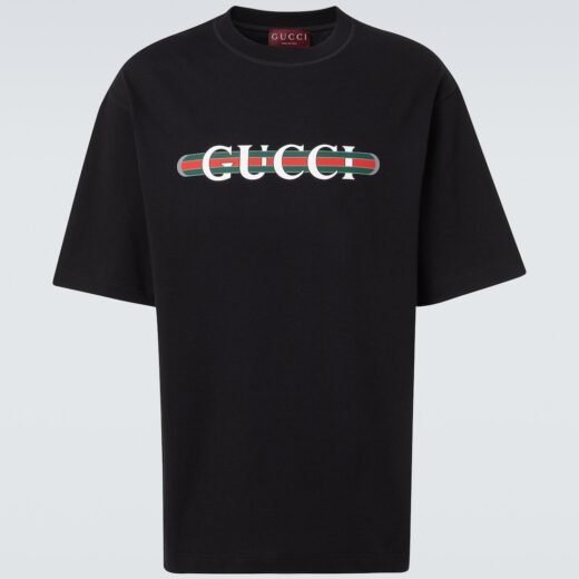Gucci T-shirt en coton à logo
