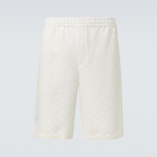 Gucci Short GG en lin mélangé