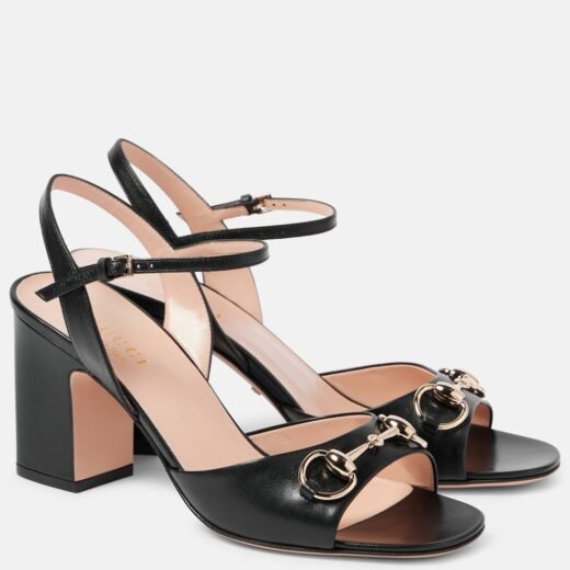 Gucci Sandales Horsebit en cuir