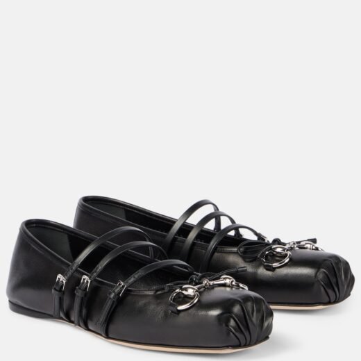 Gucci Ballerines Horsebit en cuir
