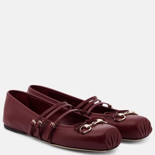 Gucci Ballerines Horsebit en cuir