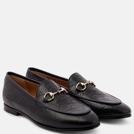 Gucci Mocassins Jordaan Horsebit en cuir