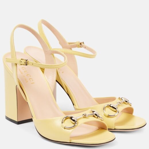 Gucci Sandales Horsebit en cuir