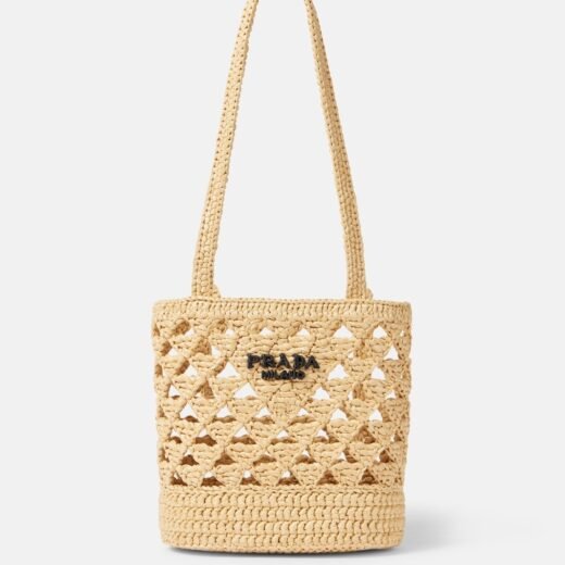 Prada Sac en crochet à logo