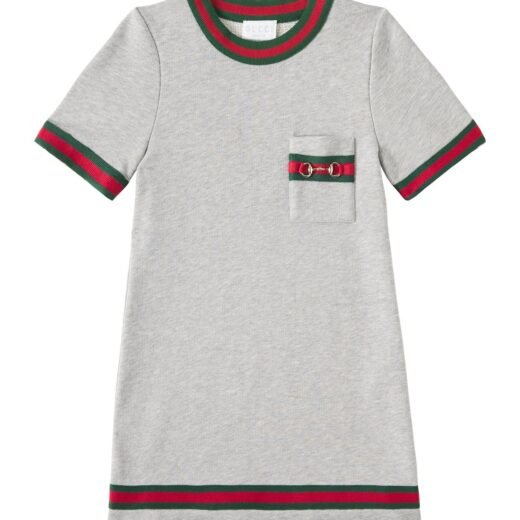 Gucci Robe Horsebit en coton
