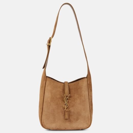 Saint Laurent Sac Le 5 à 7 Supple Baby en daim