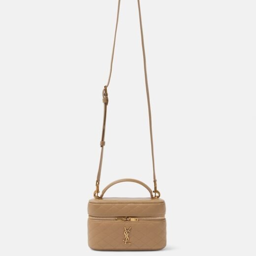 Saint Laurent Sac vanity Gaby en cuir matelassé